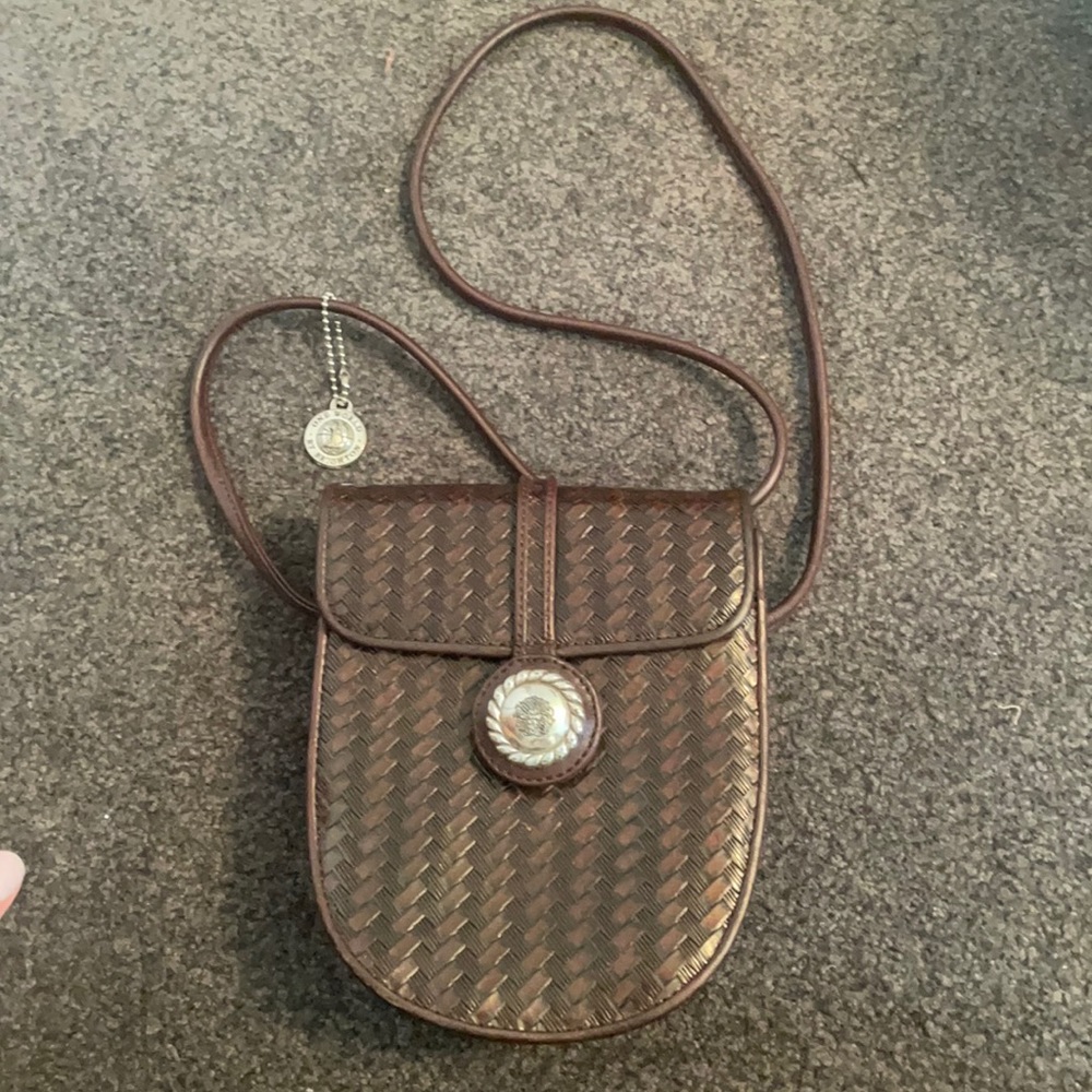 Brighton brown leather crossbody bag